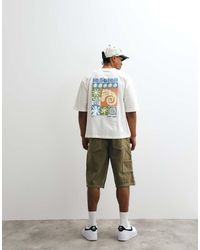 ASOS - Boxy Oversized T-Shirt With Abstract Back Graphic - Lyst