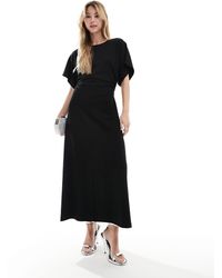 & Other Stories - Jersey Midaxi Dress With Extended Shoulder - Lyst