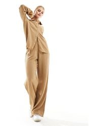 Vero Moda - Textured Jersey Trouser Co-ord - Lyst