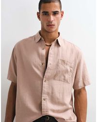 ASOS - Relaxed Linen Blend Shirt - Lyst