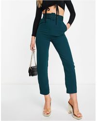 Style Cheat - Pantalones color esmeralda - Lyst