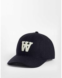 DOUBLE A by WOOD WOOD - 100% Wool-rich Felt Patch Logo Cap - Lyst