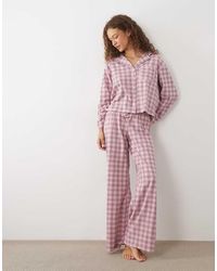 Cotton On - Dreamy Soft Pyjama Boxy Shirt And Flare Trouser - Lyst
