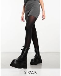 Vero Moda - Set Van 2 Panty's Van 40 Denier - Lyst