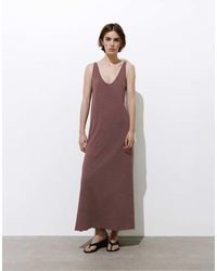 Pull&Bear - Strappy Midi Dress - Lyst