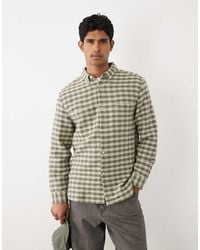 ASOS - Check Overshirt With Patch Pockets - Lyst