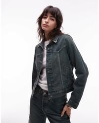 Levi's - – original – truckerjacke aus em denim mit western-elementen - Lyst