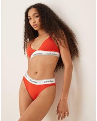 Calvin Klein - – modern cotton – leicht gefüttertes triangel-bralette - Lyst