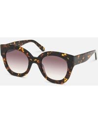 Jimmy Fairly - The Swirl Large Round Sunglasses - Lyst