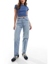 Levi's - – ribcage – knöchellange, gerade jeans mit bleach-waschung - Lyst