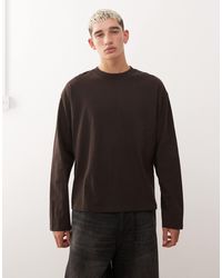 Weekday - Great Boxy Fit Long Sleeve T-shirt - Lyst