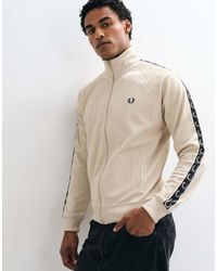 Fred Perry - Co-Ord Contrast Taped Zip Through Logo Track Jacket - Lyst
