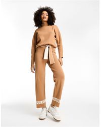 Never Fully Dressed - Love Knitted Wide Leg jogger Co-ord - Lyst
