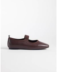 Glamorous - Square Toe Ballet Flats - Lyst