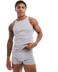 ASOS - – geripptes unterwäsche-set - Lyst