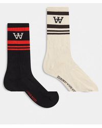 DOUBLE A by WOOD WOOD - Ryder 2 Pack Socks - Lyst