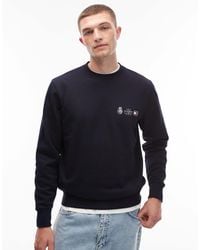 Tommy Hilfiger - Crest Logo Sweatshirt - Lyst