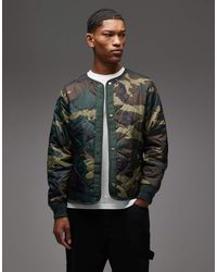 Alpha Industries - Chaqueta Ligera Con Estampado De Camuflaje Y Logo En La Espalda Studio De - Lyst