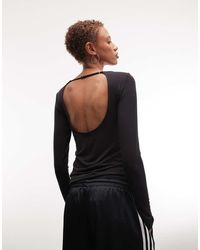 Weekday - Open Back Long Sleeve Top - Lyst