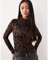 Nobody's Child - Seam Detail High Neck Top - Lyst