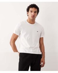 Emporio Armani - Bodywear 2 Pack Logo T-shirts - Lyst
