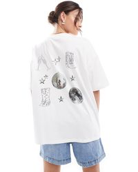 ASOS - Oversized T-Shirt With Disco Graphics - Lyst