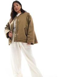 ASOS - Asos Design Curve Ma1 Clean Bomber Jacket - Lyst