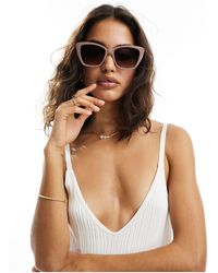 New Look - Cateye Sunglasses - Lyst