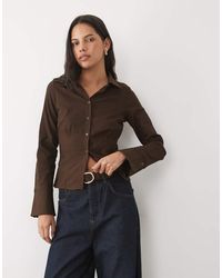 New Look - Bengaline Fitted Shirt - Lyst