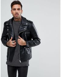 veste cuir bershka homme