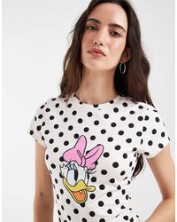 ASOS - Disney Baby Tee Met Daisy Duck-Print - Lyst