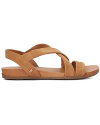 Dune - Landies Flat Sandals - Lyst