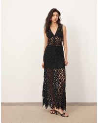 ARRANGE - Crochet A-line Maxi Skirt Co Ord - Lyst