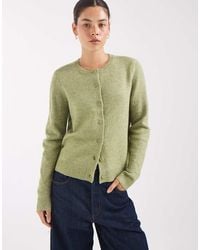 ONLY - O-neck Knitted Cardigan - Lyst