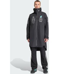adidas Originals - Mercedes - Amg Petronas Formula 1 Team Engineers Rain Parka - Lyst
