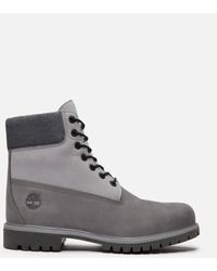 Timberland - – wasserfeste schnürstiefel aus nubukleder - Lyst