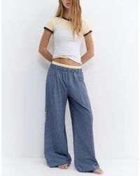 Pull&Bear - Geruite Volumineuze Broek - Lyst