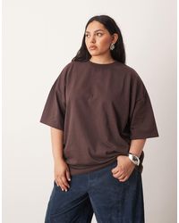 ARRANGE - Curve - t-shirt oversize en tissu épais - Lyst