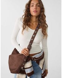 Stradivarius - – beuteltasche aus wildlederimitat - Lyst
