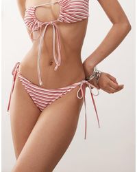 Weekday - Side Tie Bikini Bottoms - Lyst