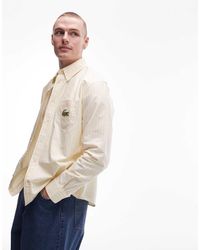 Lacoste - Overhemd Met Lange Mouwen - Lyst