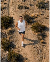 4505 - Nylon Performance Mesh Quick Dry Racer Back Running Tank Top - Lyst