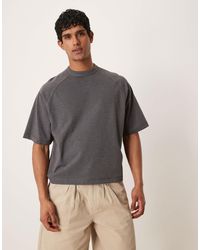 ASOS - Premium Heavyweight Oversized Raglan T-shirt 300gsm - Lyst