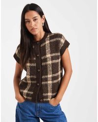 4th & Reckless - Wool Feel Sleeveless Knit Vest - Lyst