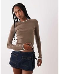 Brave Soul - Double Layer Long Sleeve Tee - Lyst