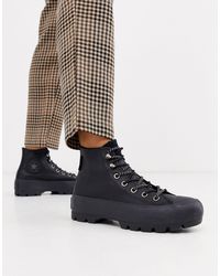 converse de bota mujer