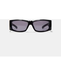 Stradivarius - Rectangular Sunglasses With Wide Temples - Lyst