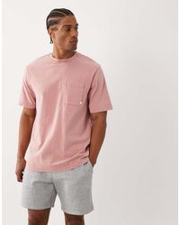 Farah - Stacy Garment Dye Pocket Logo T-shirt - Lyst