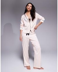 Bluebella - Claudia Luxury Satin Long Pyjama Set - Lyst