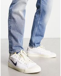 Nike - – blazer '77 jumbo low – sneaker mit doppeltem swoosh-logo - Lyst